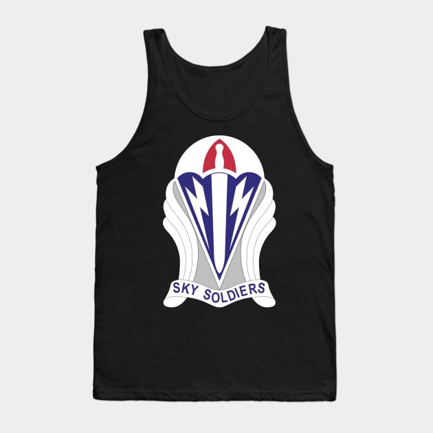 173rd Airborne Brigade Combat Team Logo Tank Top by Spacestuffplus